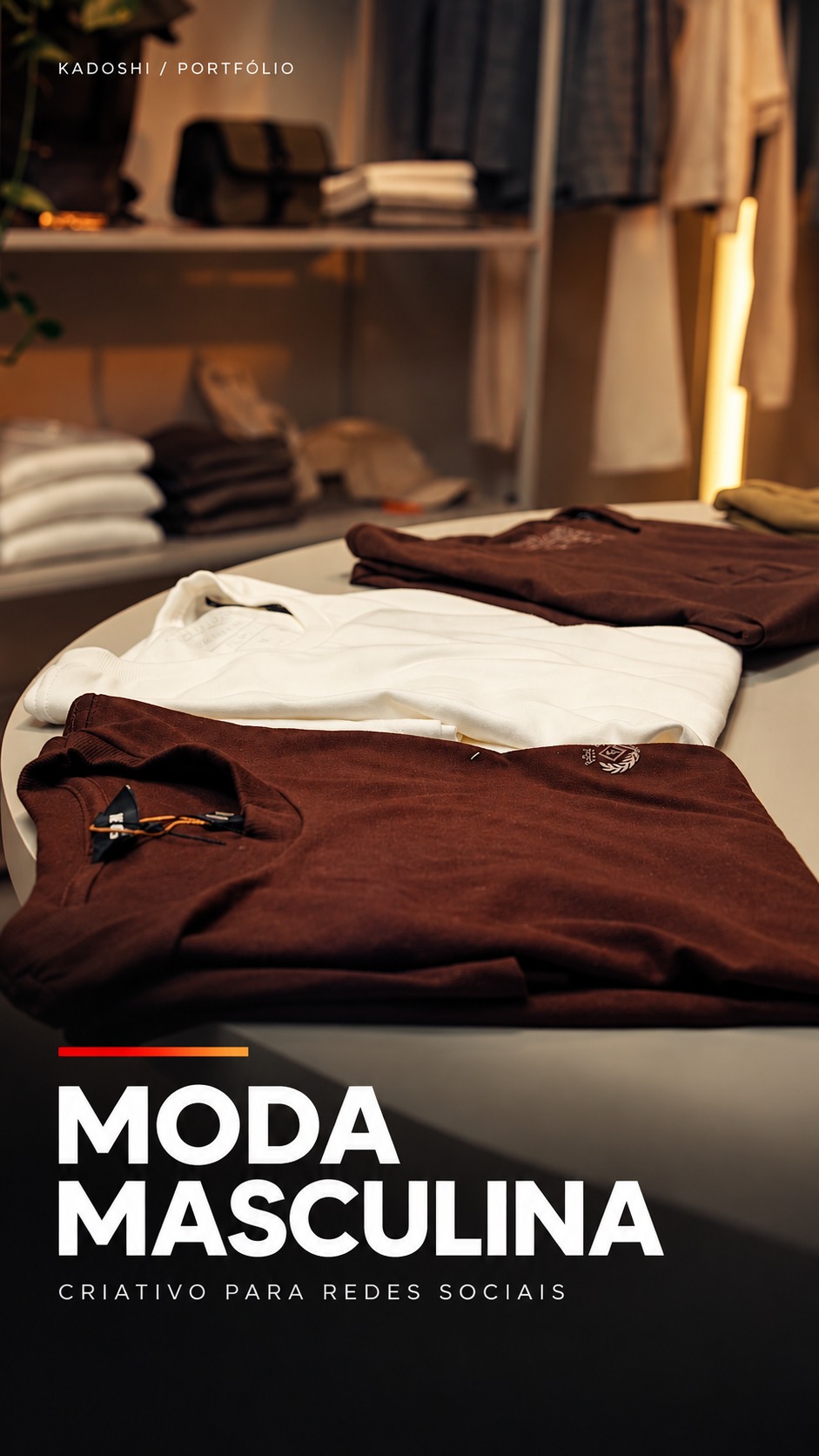 Capa de Moda masculina